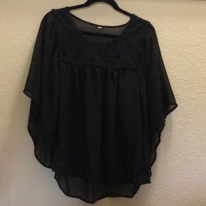 Vintage sheer boho top